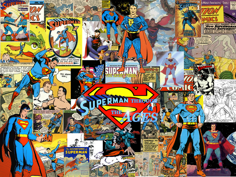 Superman Through the Ages by Shaun College