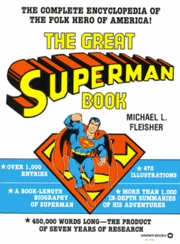 Cover to the original edition of The Great Superman Book, 1978