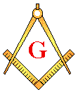 'G' within Square and Compasses